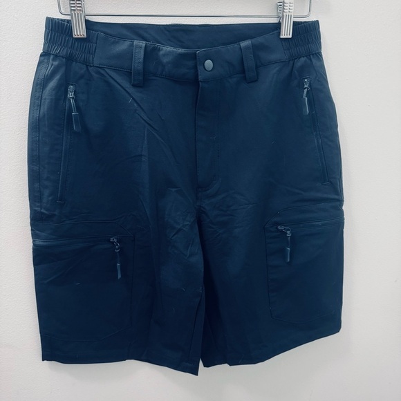 Tacvasen Men's Short M Hiking Cargo Golf Water Resistant Elastic Waist 5 Packet - Picture 4 of 17